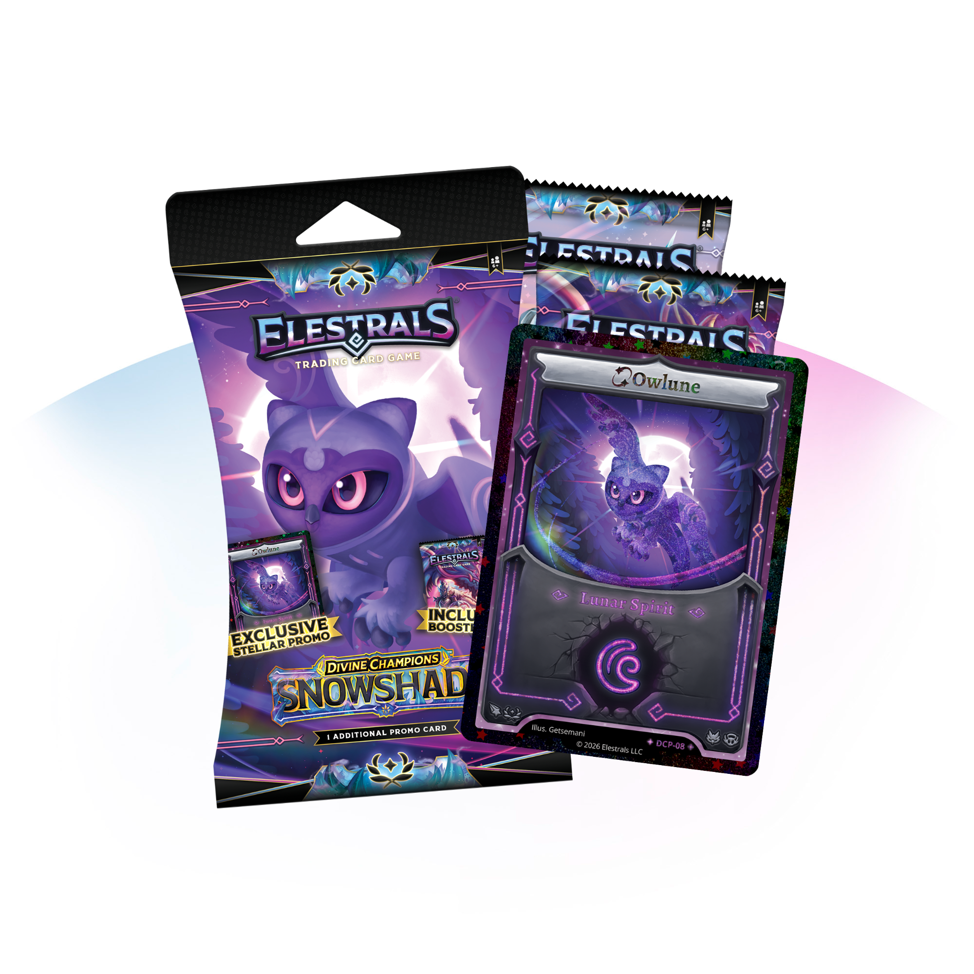 Elestrals TCG: Stellar Owlune Double Blister Pack - Snowshade (Divine