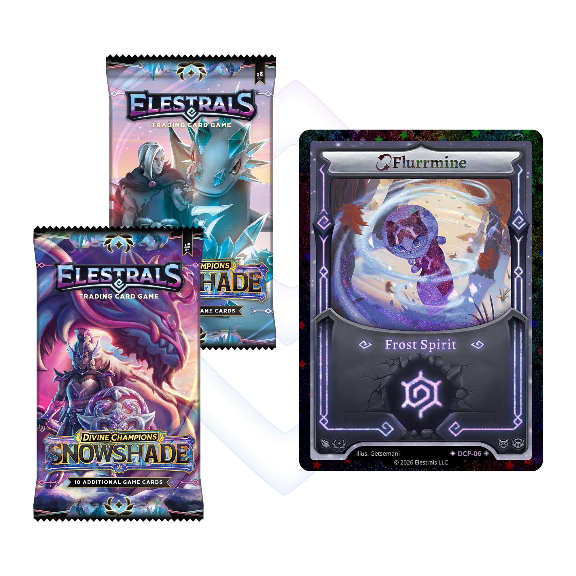 Elestrals TCG: Stellar Flurrmine Double Blister Pack - Snowshade (Divine Champions) (PREORDER)