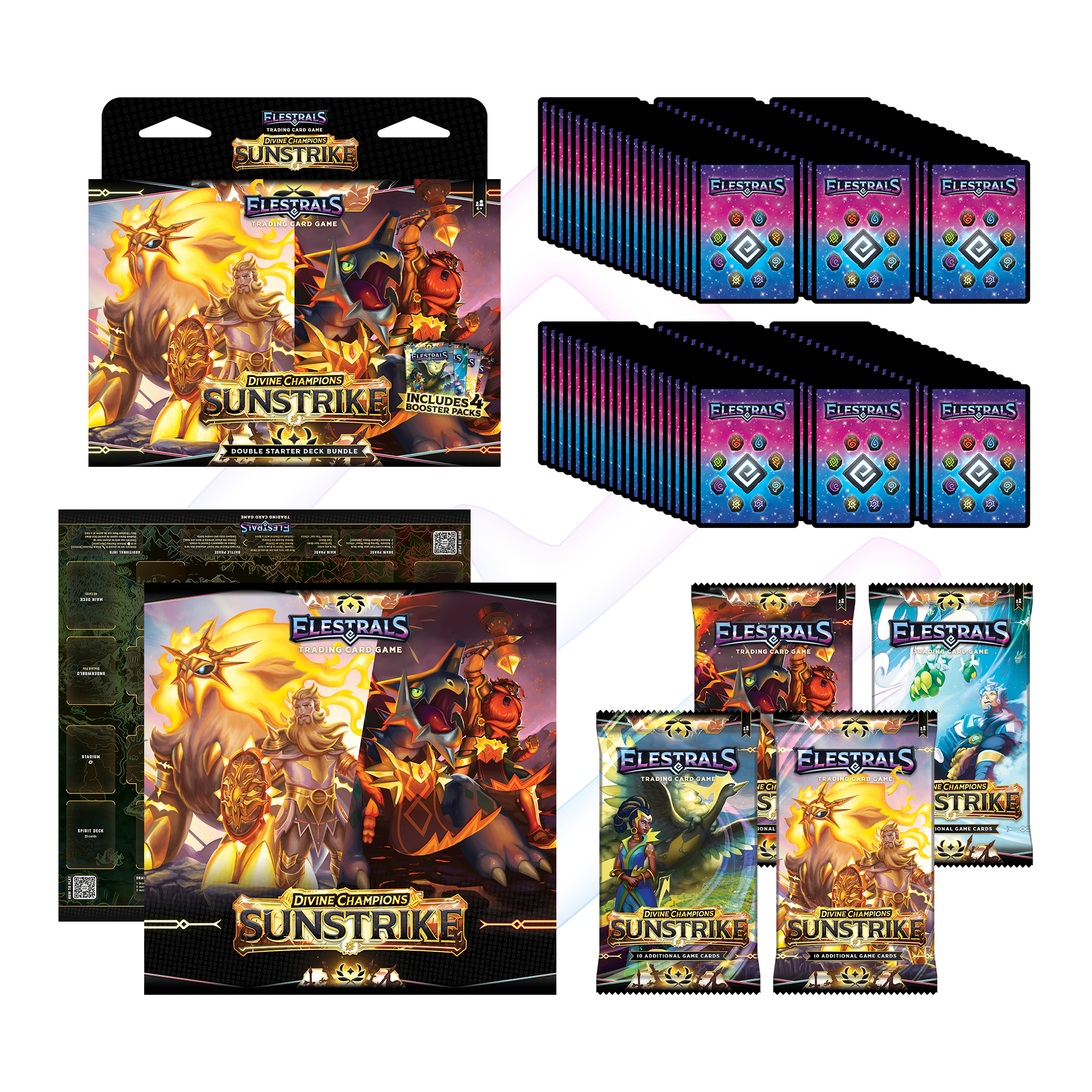 Elestrals TCG: Ares vs. Hephaestus Double Starter Deck - Sunstrike (Divine Champions)