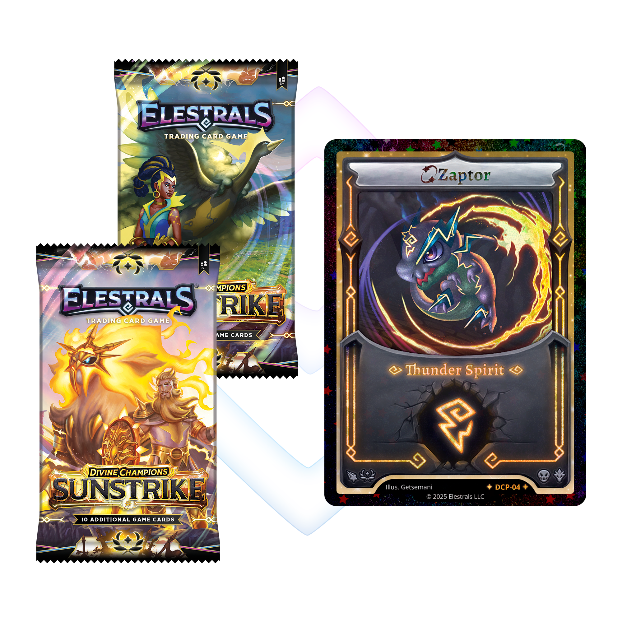 Elestrals TCG: Stellar Zaptor Double Blister Pack - Sunstrike (Divine Champions)