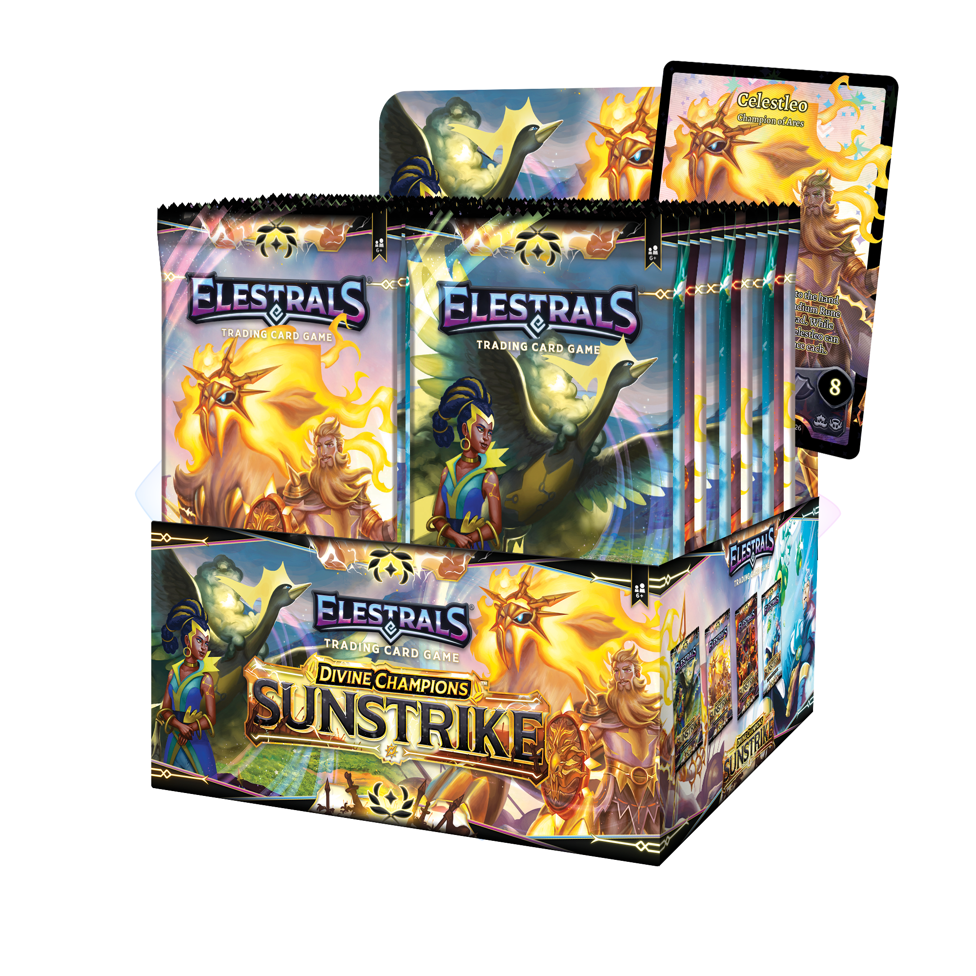 Elestrals TCG: Sunstrike Booster Box (Divine Champions)