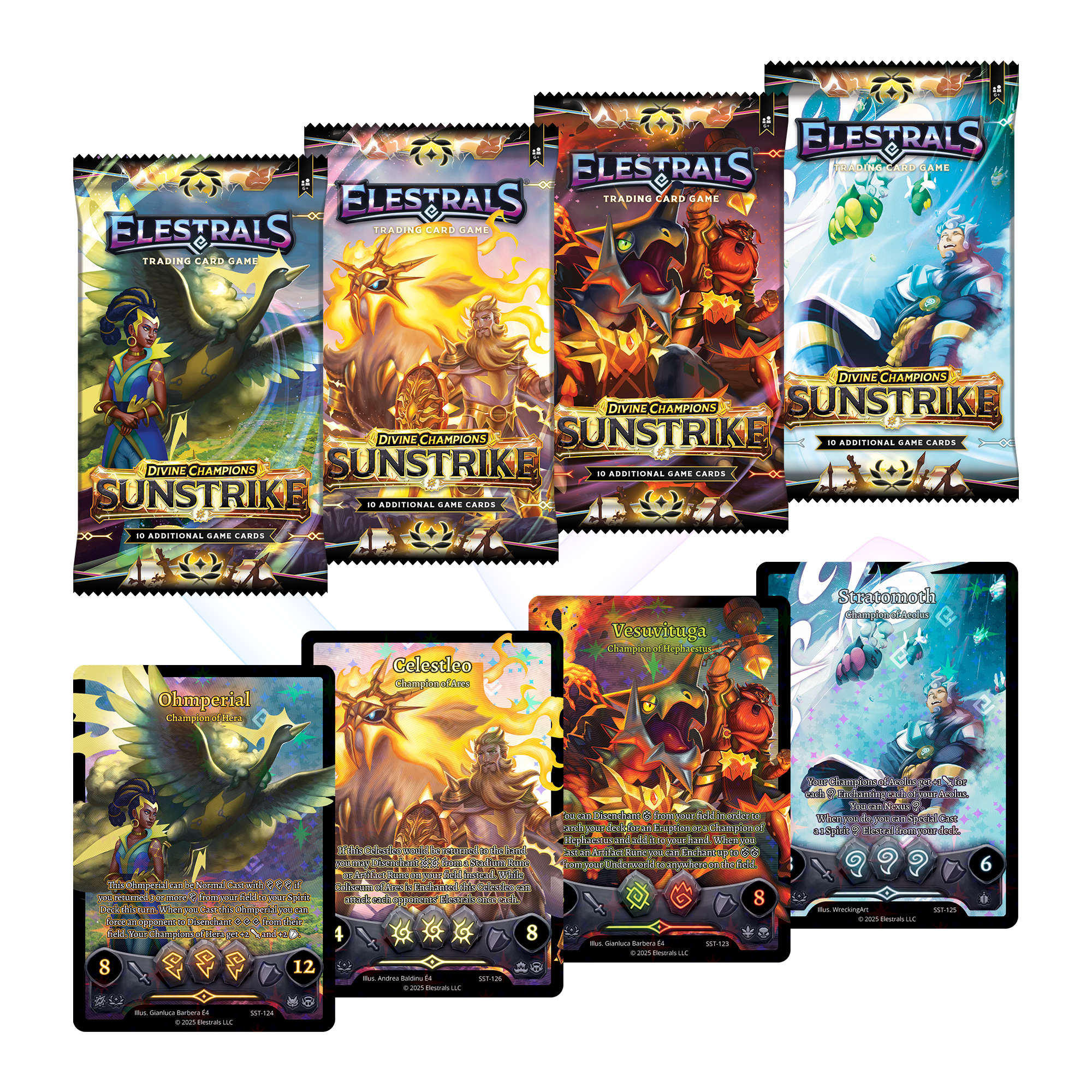Elestrals TCG: Sunstrike Booster Box (Divine Champions)