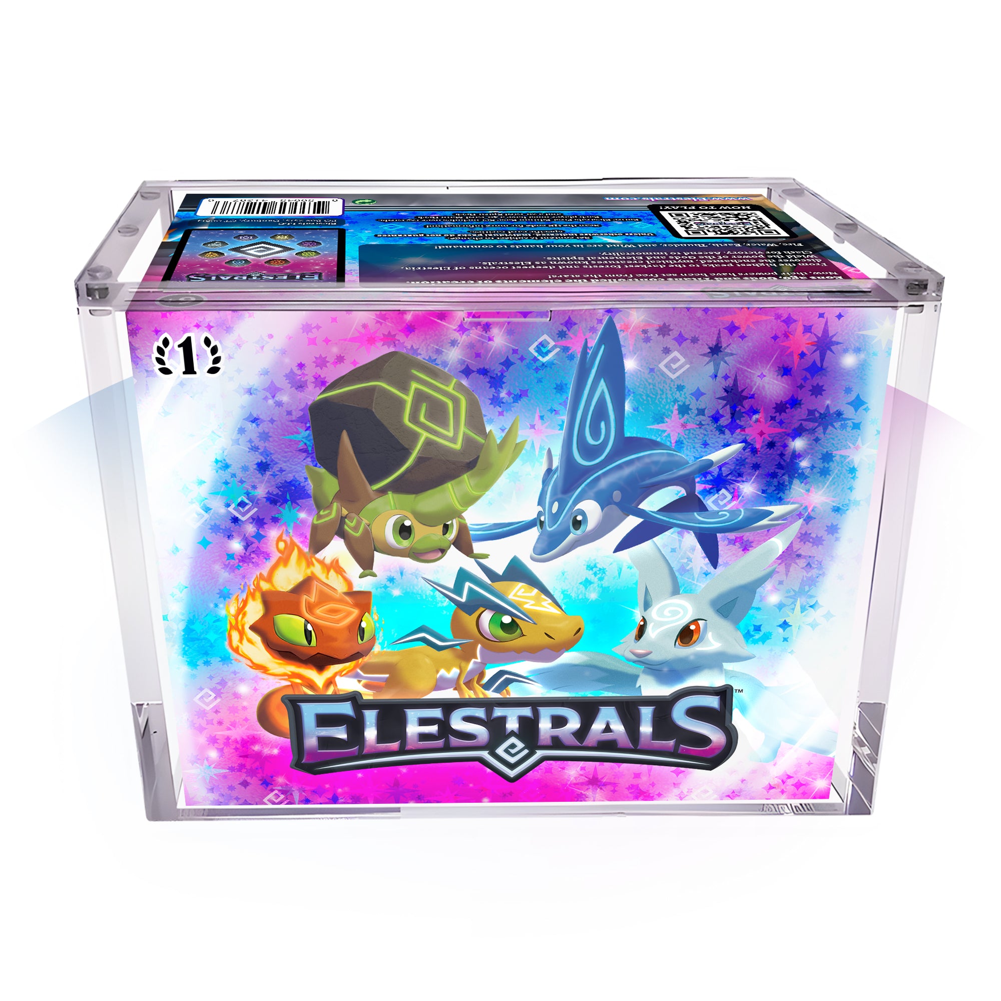 Elestrals TCG: Acrylic Booster Box Display Case
