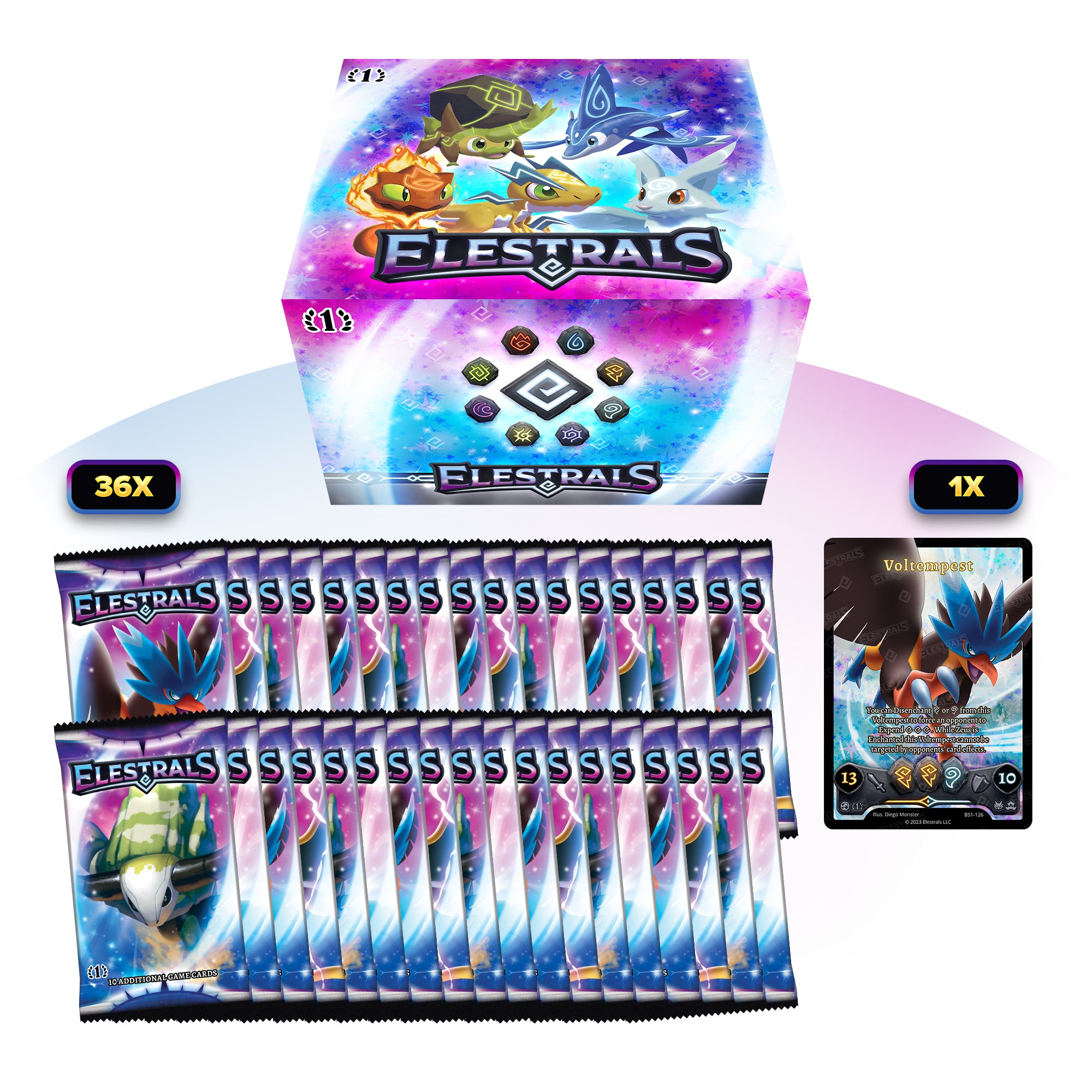 Base Set Booster Box (36 Packs) - 1st Edition