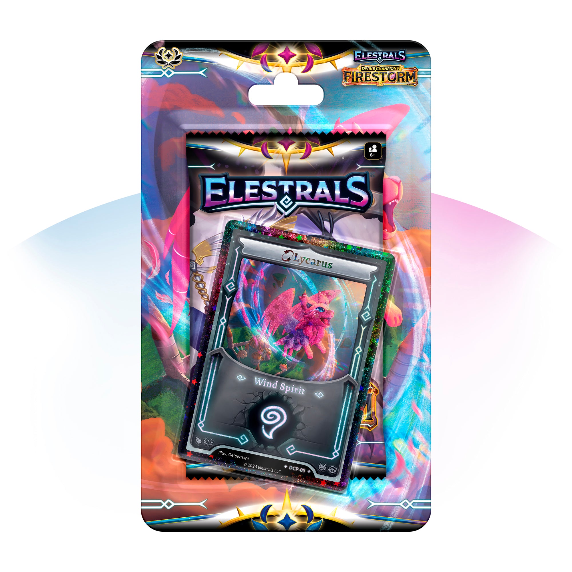 Elestrals TCG: Stellar Lycarus Blister Pack - Firestorm (Divine Champions)