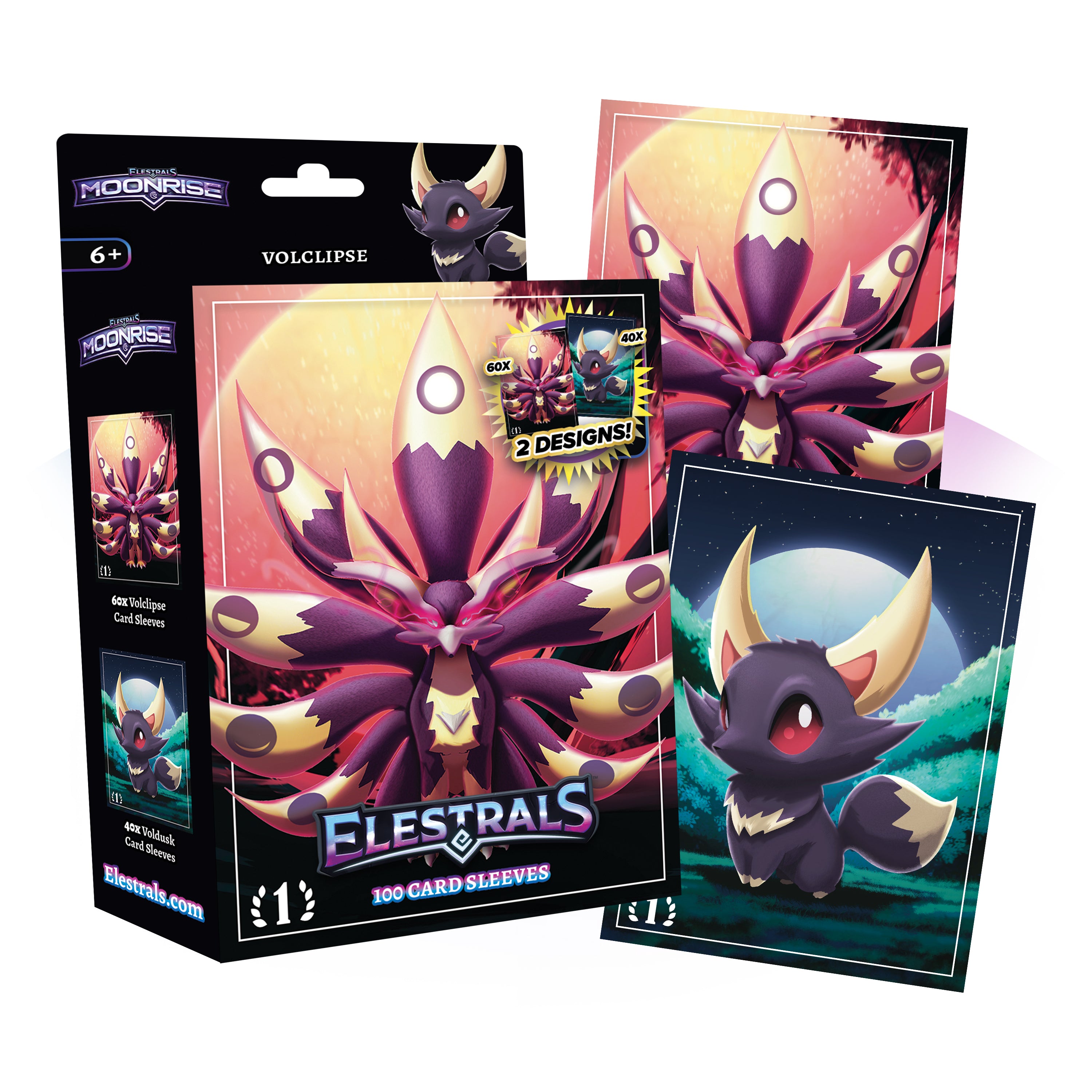 Elestrals TCG: Volclipse Card Sleeves Elestrals TCG: Volclipse Card Sleeves