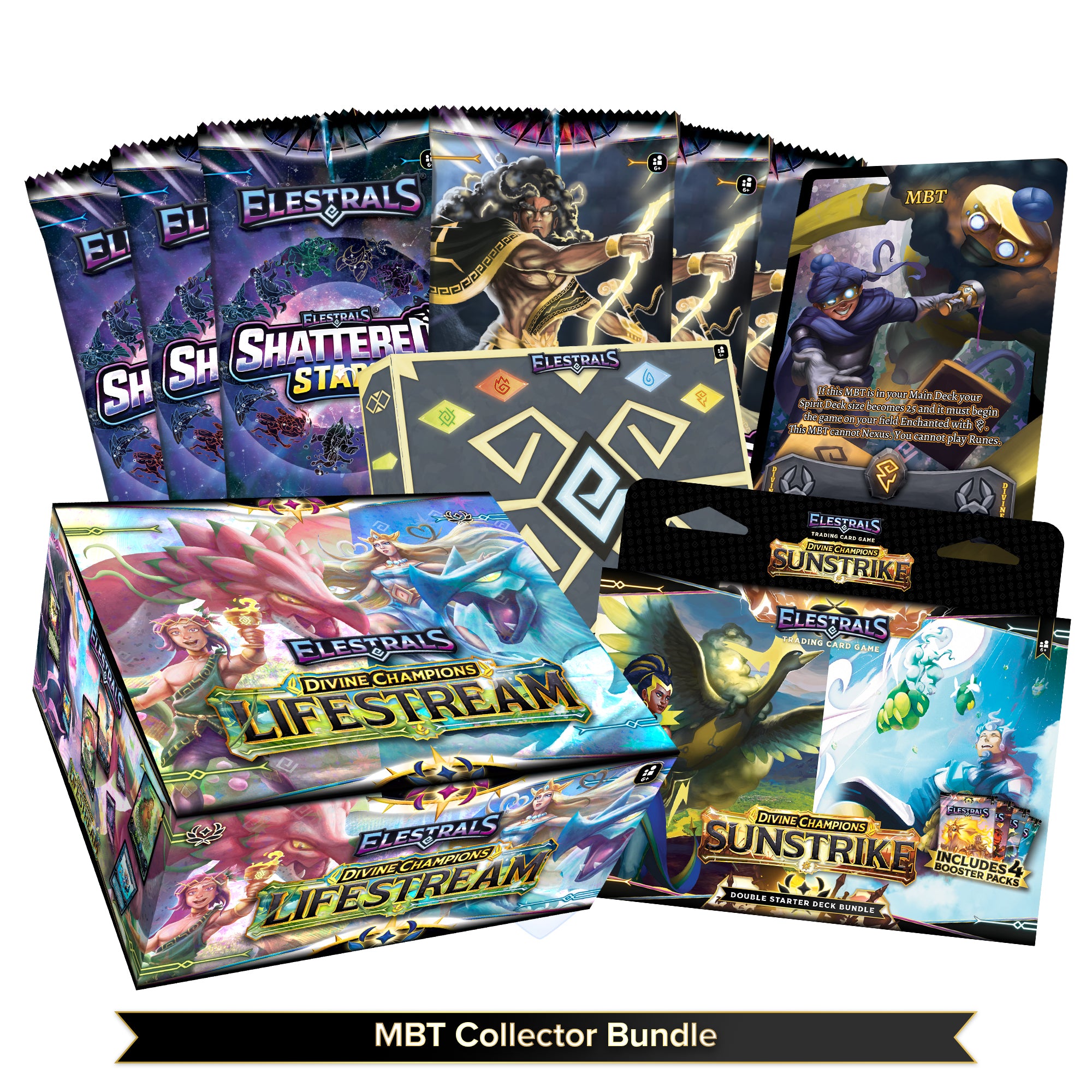 how many enchanted cards in a booster box Elestrals TCG: MBT Collector Bundle