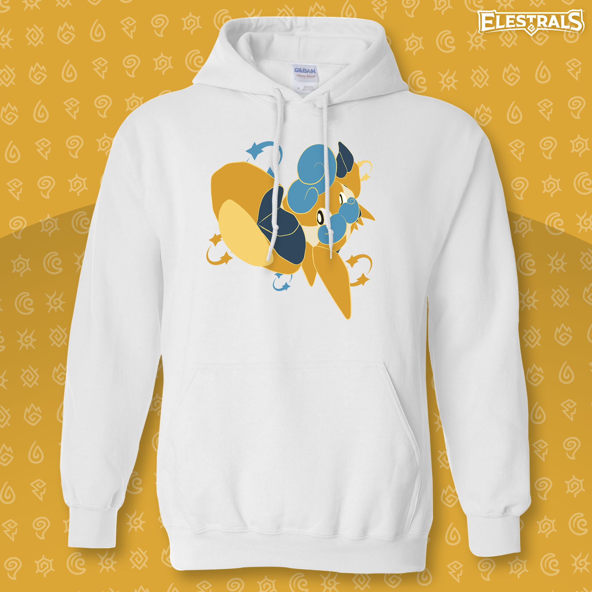 Stellar Moustacean Graphic Hoodie - Adult