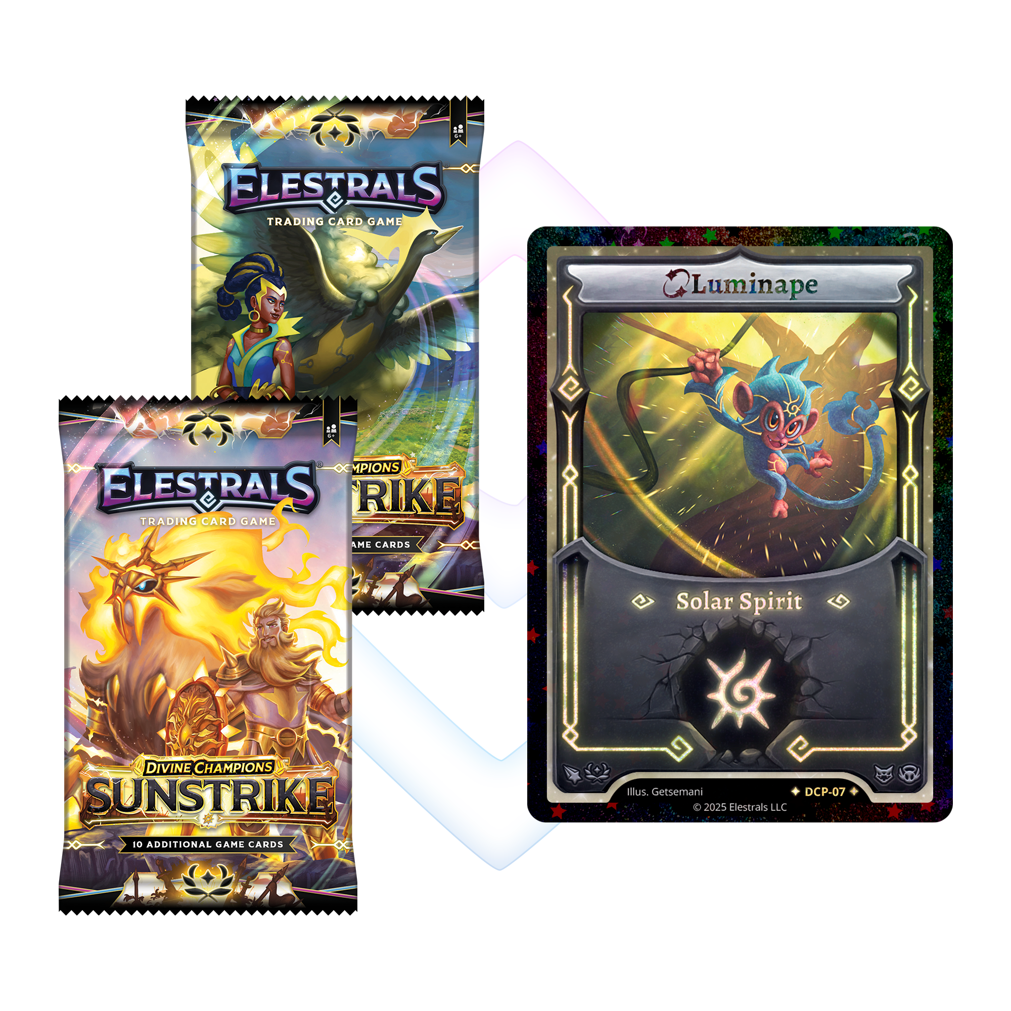 Elestrals TCG: Stellar Luminape Double Blister Pack - Sunstrike (Divine Champions)