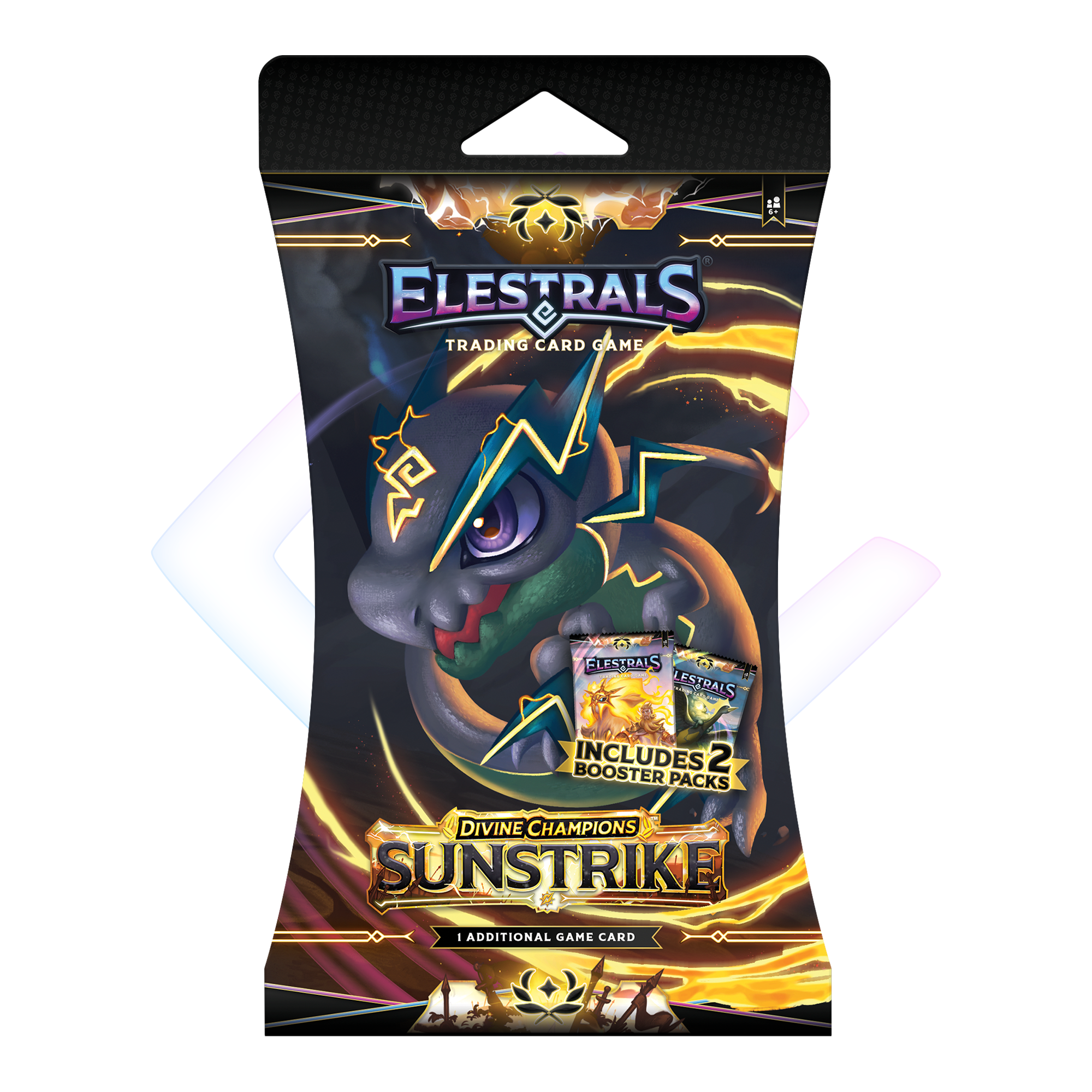 Elestrals TCG: Stellar Zaptor Double Blister Pack - Sunstrike (Divine Champions)