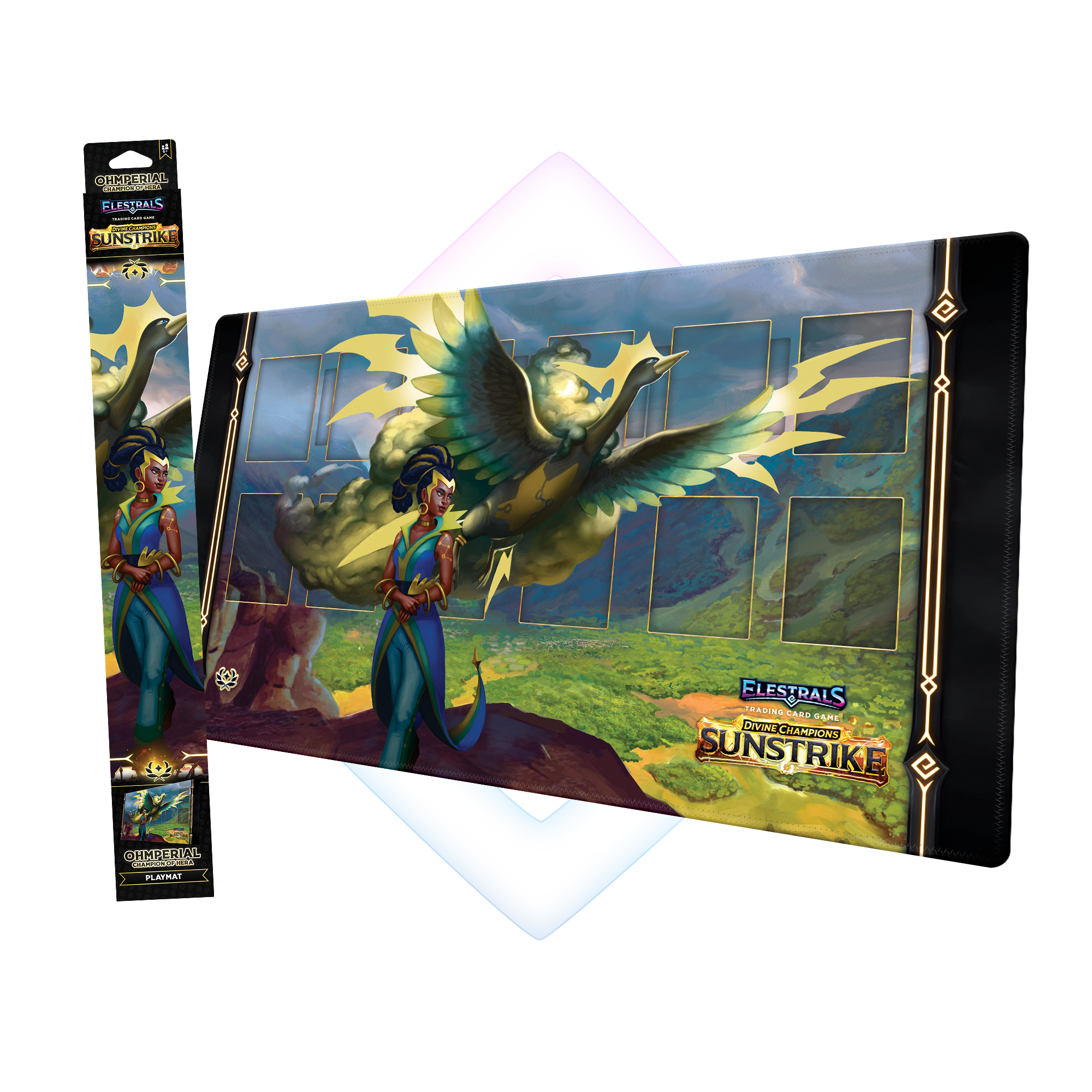 Elestrals TCG: Ohmperial Champion of Hera Playmat