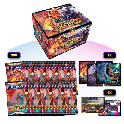 fires of the outland booster box Elestrals TCG: Firestorm Booster Box (Divine Champions)