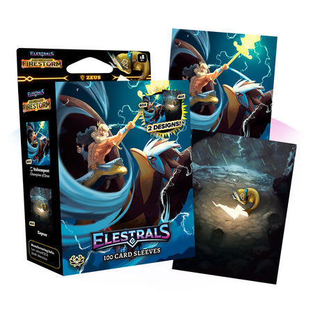 Elestrals TCG: Voltempest Champion of Zeus Card Sleeves Elestrals TCG: Voltempest Champion of Zeus Card Sleeves