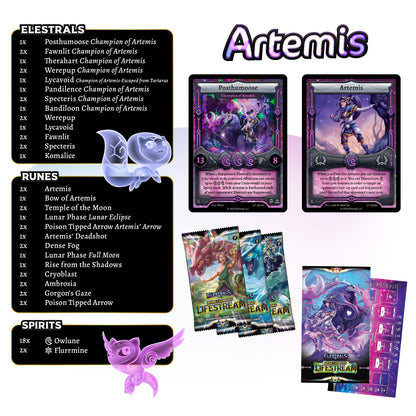 Lifestream Artemis Starter Deck with 3 Booster Packs