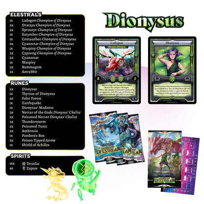 Lifestream Dionysus Starter Deck with 3 Booster Packs