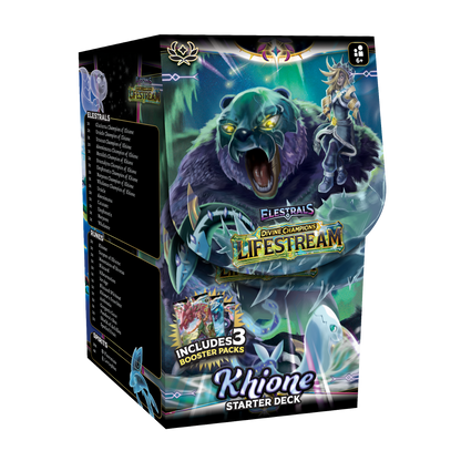 Lifestream Khione Starter Deck with 3 Booster Packs (PREORDER)