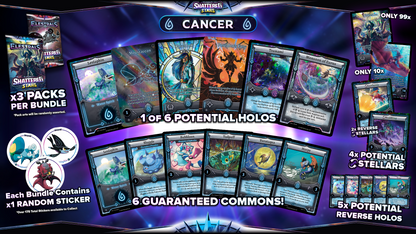 Shattered Stars Cancer Water Bundle (3 Packs)