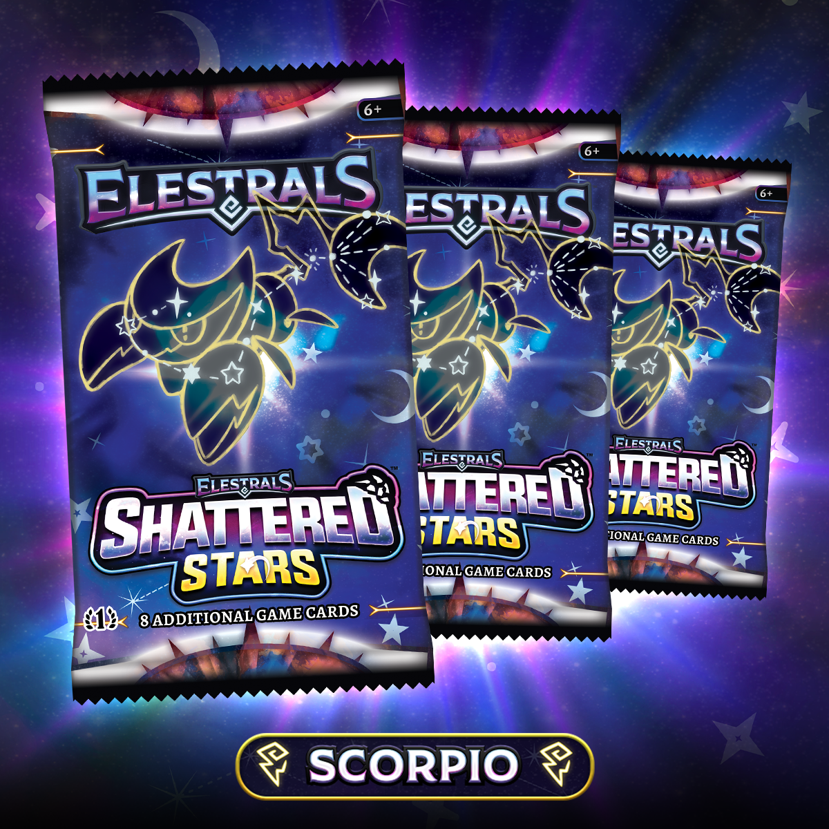 Shattered Stars Scorpio Thunder Bundle (3 Packs)